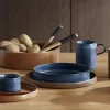 Pastateller ASA Steingut blau FormArt carbon D 21 cm