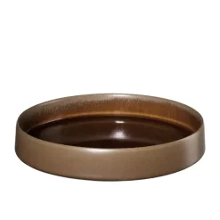 Pastateller Steingut braun ASA FormArt gobi D 21 cm