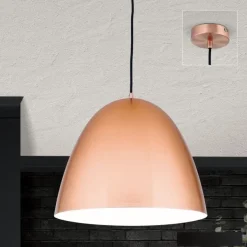 Pendelleuchte Lodi kupfer