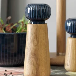 Pfeffermühle Hammershoi Kähler indigo Höhe 17 cm