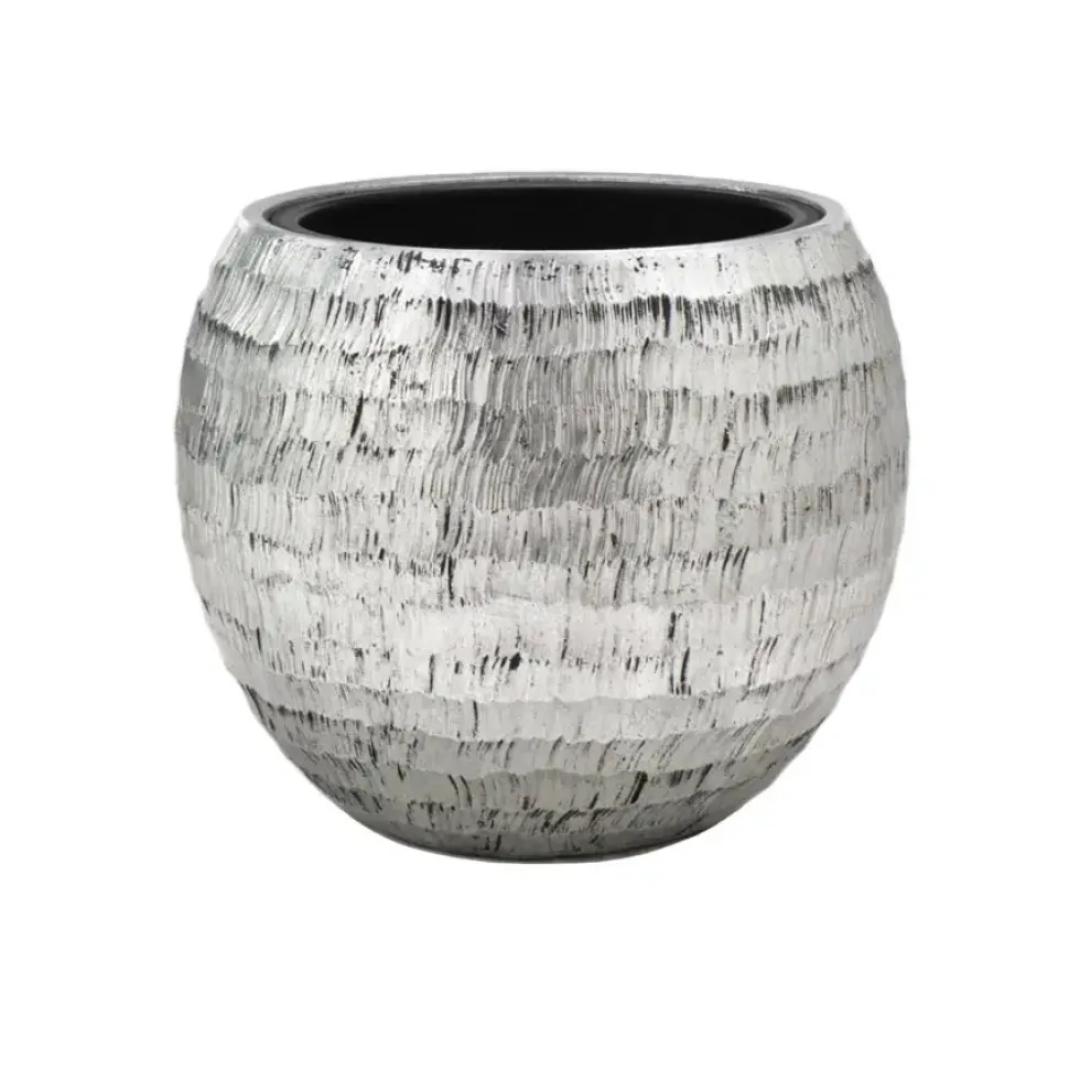 Pflanzkübel silber Leony Durchmesser 60 cm