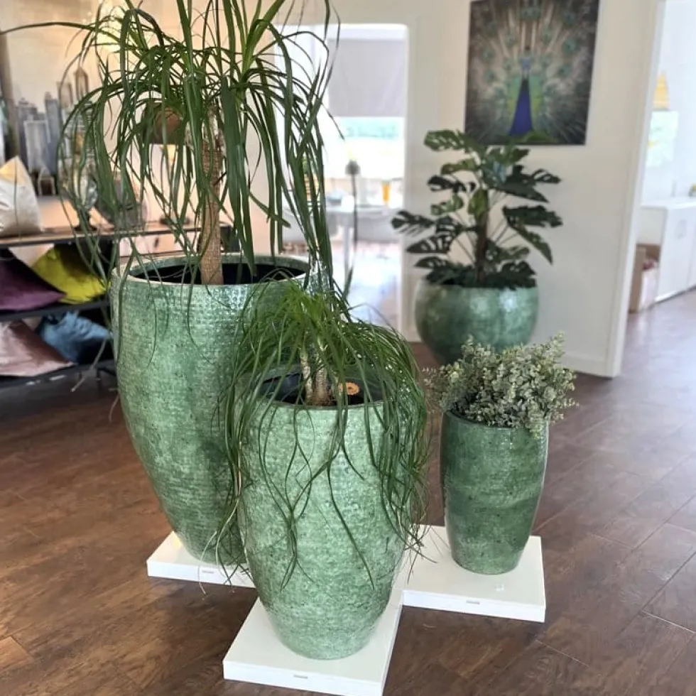 Pflanzkübel XXL Metall Thom thymian Höhe 88 cm