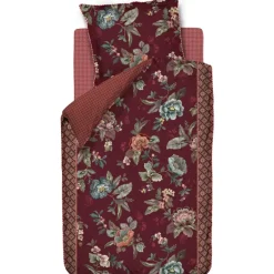 Pip Studio Bettwäsche 200×200 cm Poppy Stitch rot