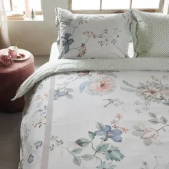 Pip Studio Kissenbezug 80×40 cm Tokyo Bouquet weiß