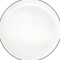 Platzteller weiß Porzellan ASA à table ligne noire D 31,5 cm