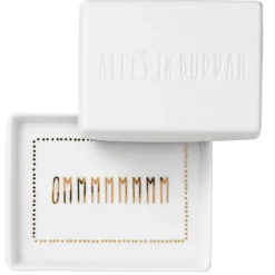 Räder Butterdose Porzellan weiß ALLES IN BUDDHA 14×11 cm