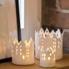 Räder Lichthaus Deko Porzellan weiß Stadtlicht Marktplatz H 11 cm