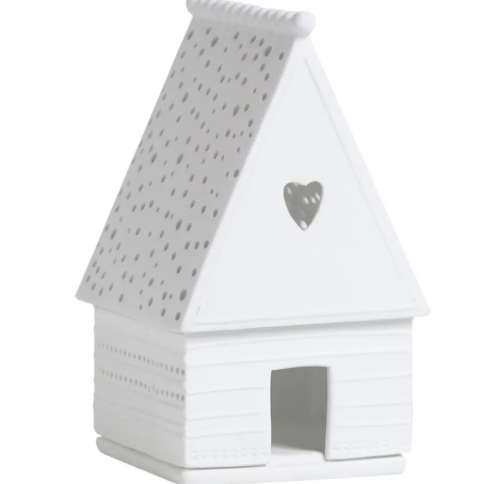 Räder Lichthaus Liebe Porzellan weiß Herz H 13 cm