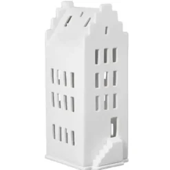 Räder Lichthaus Porzellan weiß GIEBELDACH ZUHAUSE H 20 cm