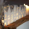 Räder Lichthaus Porzellan weiß GROSSE TÜR ZUHAUSE H 19 cm