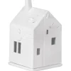 Räder Lichthaus Porzellan weiß BAUMHAUS mit Vögel H 13 cm