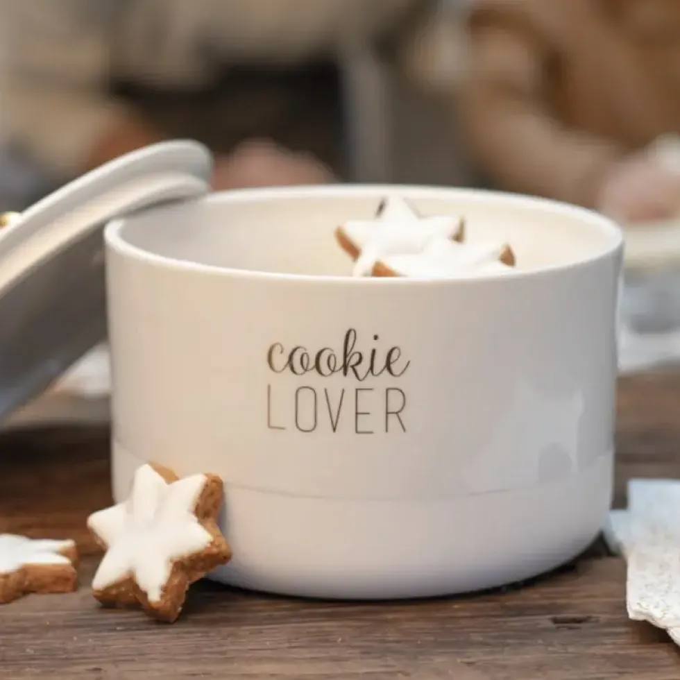 Räder Porzellan Keksdose mit Deckel rund Cookie Lover