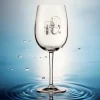 Räder Weinglas mit Gravur FLASCHE UND GLAS H 22 cm