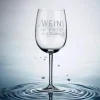 Räder Weinglas mit Gravur WEIN IST POESIE H 22 cm