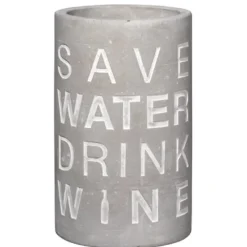Räder Weinkühler Beton SAVE WATER H 21 cm