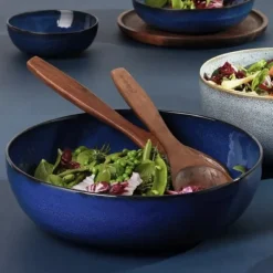 Salatschale Keramik blau ASA saisons midnight blue