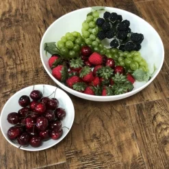 Salatschüssel Keramik ASA à table weiß D 30 cm