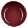 Schale Keramik klein Nova ASA rot burgundy D 13,5 cm