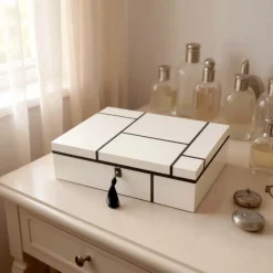 Schmuckkästchen Schmuckbox mit Streifen Tang GiftCompany
