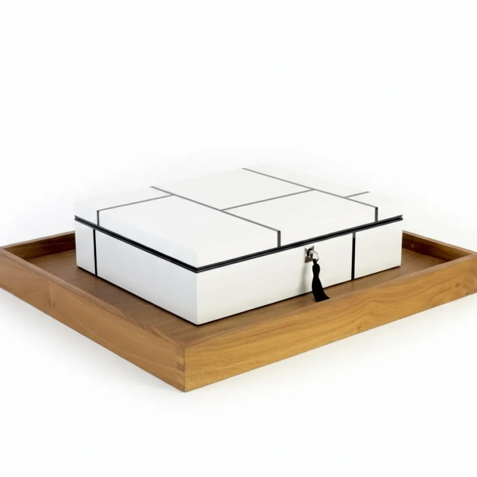 Schmuckkästchen Schmuckbox mit Streifen Tang GiftCompany
