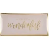 Schmuckschale Schmuckteller aus Glas Vou’re Wonderful GiftCompany 10×21 cm