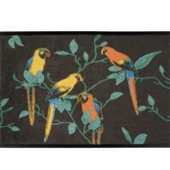 Schmutzfangmatte Fußmatte waschbar Papageien GiftCompany 50×75 cm
