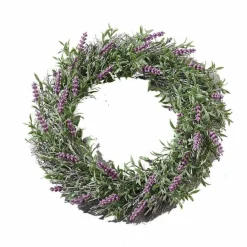 Seidenblumenkranz Lavendel Deko Kranz lila D 30 cm