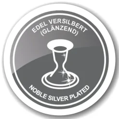 Sektglas Sektkelch Dodo versilbert Edzard