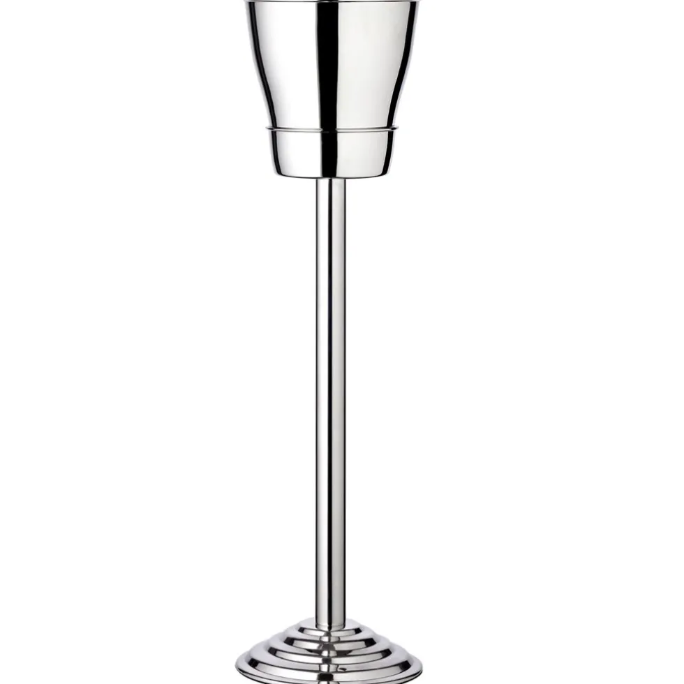Sektkühler mit Ständer ASPEN silber Edzard Höhe 80 cm