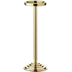 Sektkühler mit Ständer CAPRI Edzard Hochglanz goldfarben gehämmert Höhe 83 cm