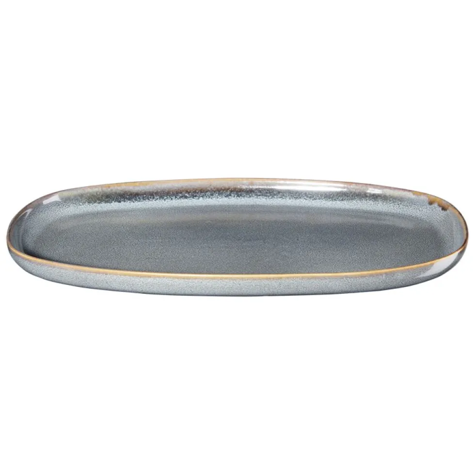 Servierplatte oval ASA seasons denim