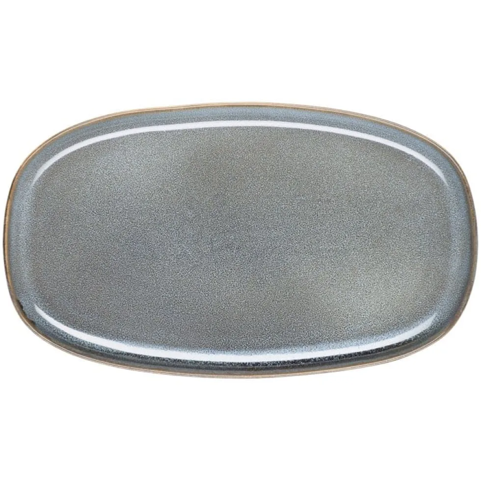 Servierplatte oval ASA seasons denim