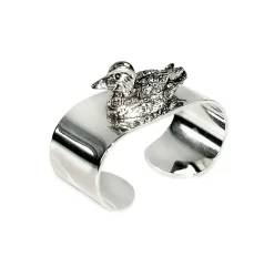 Serviettenring silber 4er Set ENTE Edzard L 5 cm