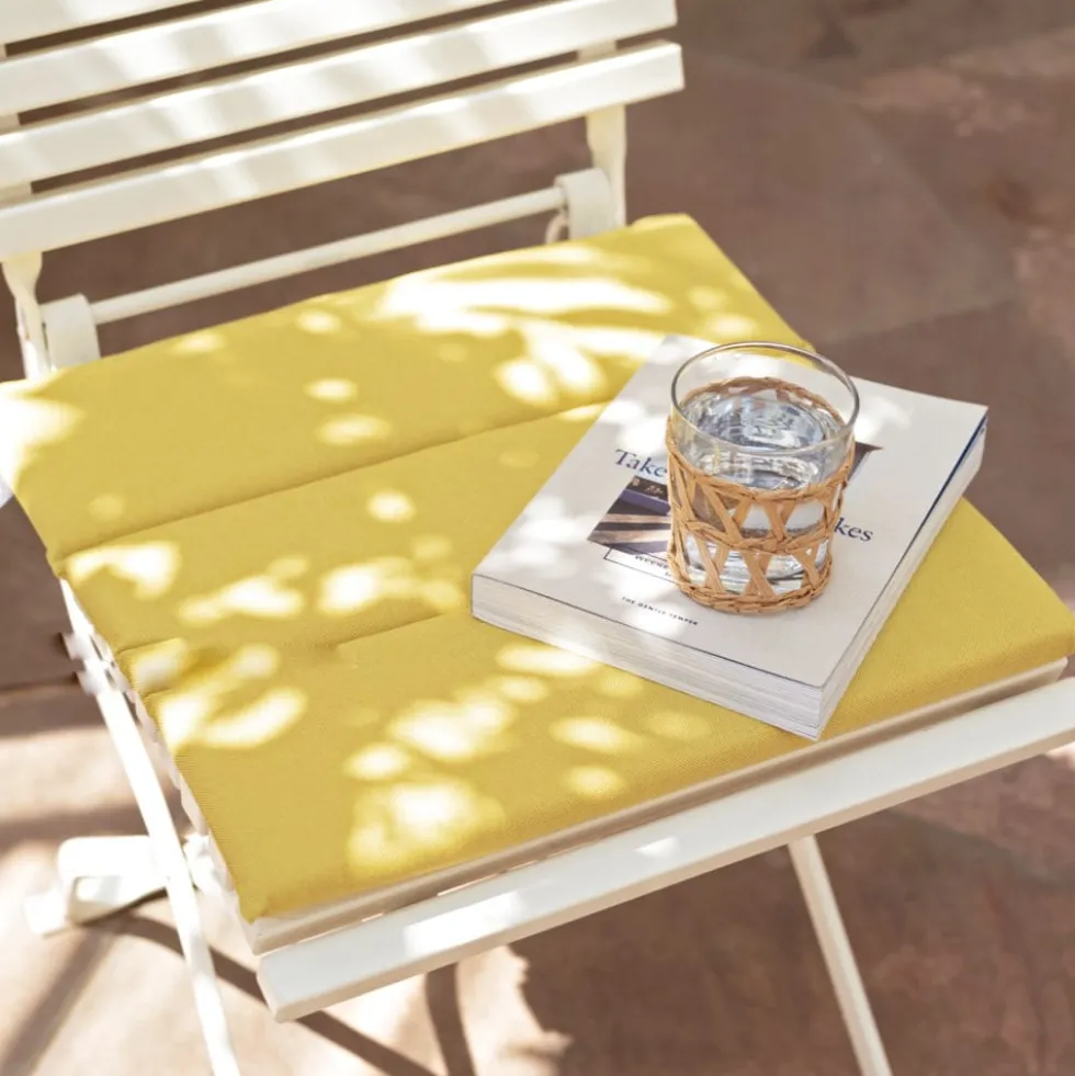 Sitzkissen Outdoor Magma Capri senf 40×40 cm