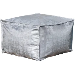 Sitzsack ASTERIA APHRODITE sterling 80×80 cm