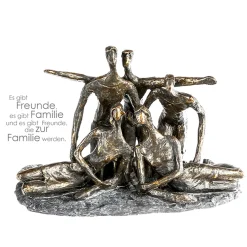 Skulptur Gruppenfoto Casablanca Höhe 21 cm