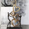 Skulptur Herz auf Herz Casablanca Höhe 41 cm