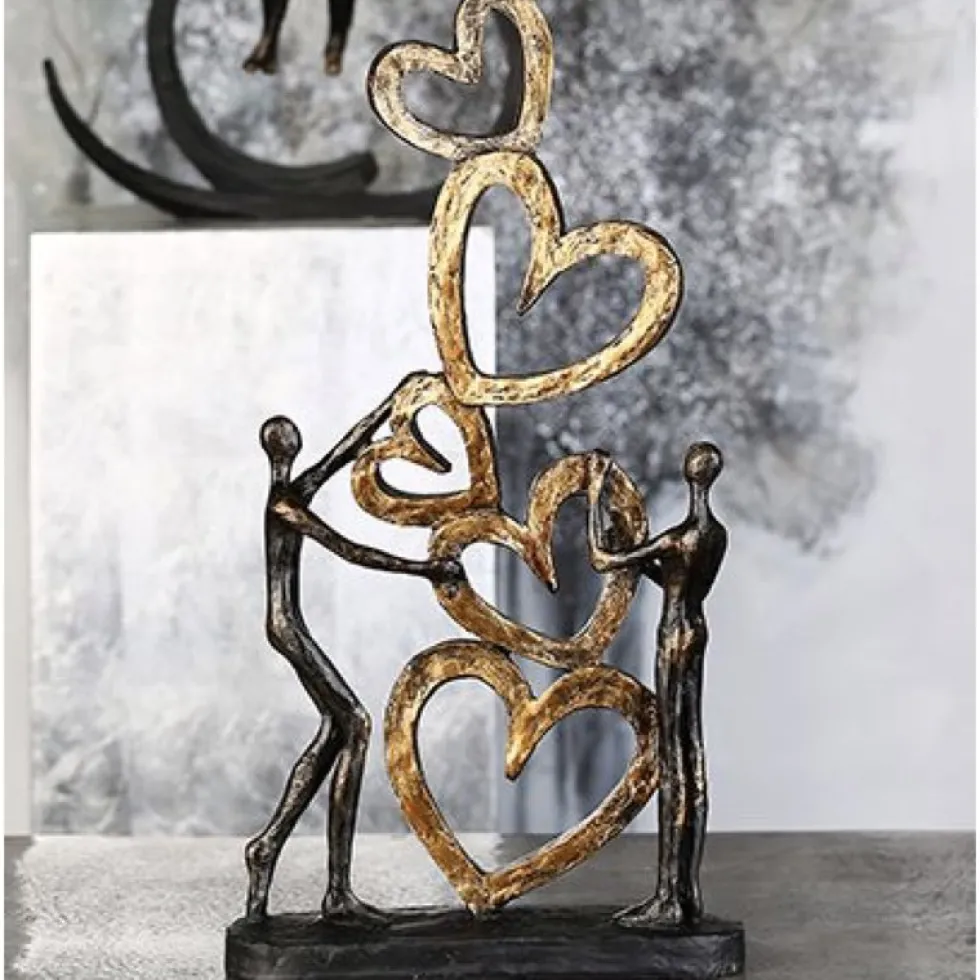 Skulptur Herz auf Herz Casablanca Höhe 41 cm