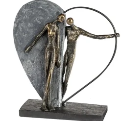 Skulptur Herzklopfen Casablanca Höhe 31 cm