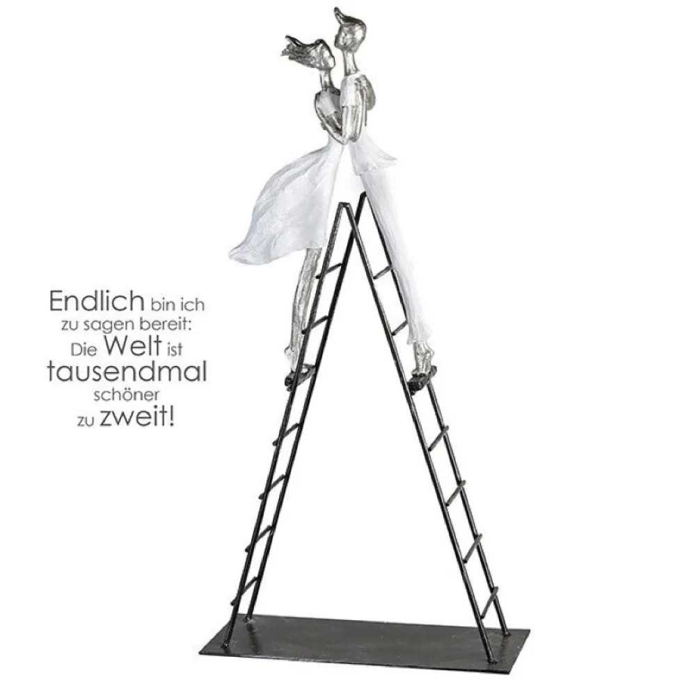 Skulptur Leiter Casablanca Höhe 70 cm