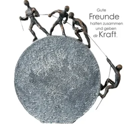 Skulptur Lifting Casablanca Höhe 35 cm