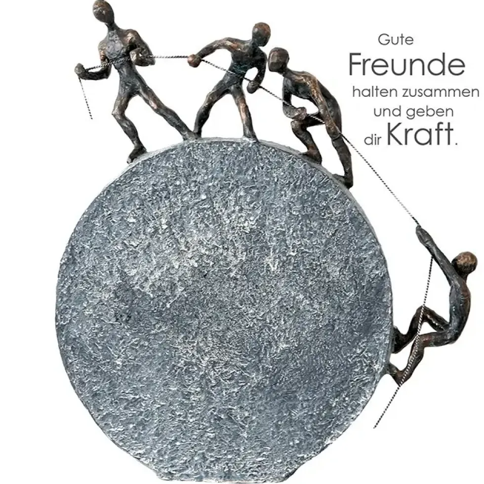 Skulptur Lifting Casablanca Höhe 35 cm