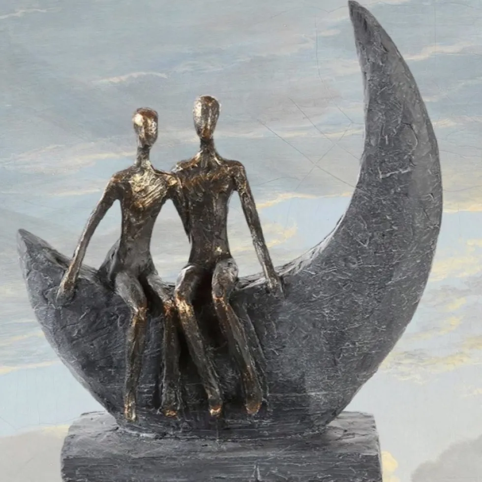 Skulptur Moon Casablanca Höhe 23 cm