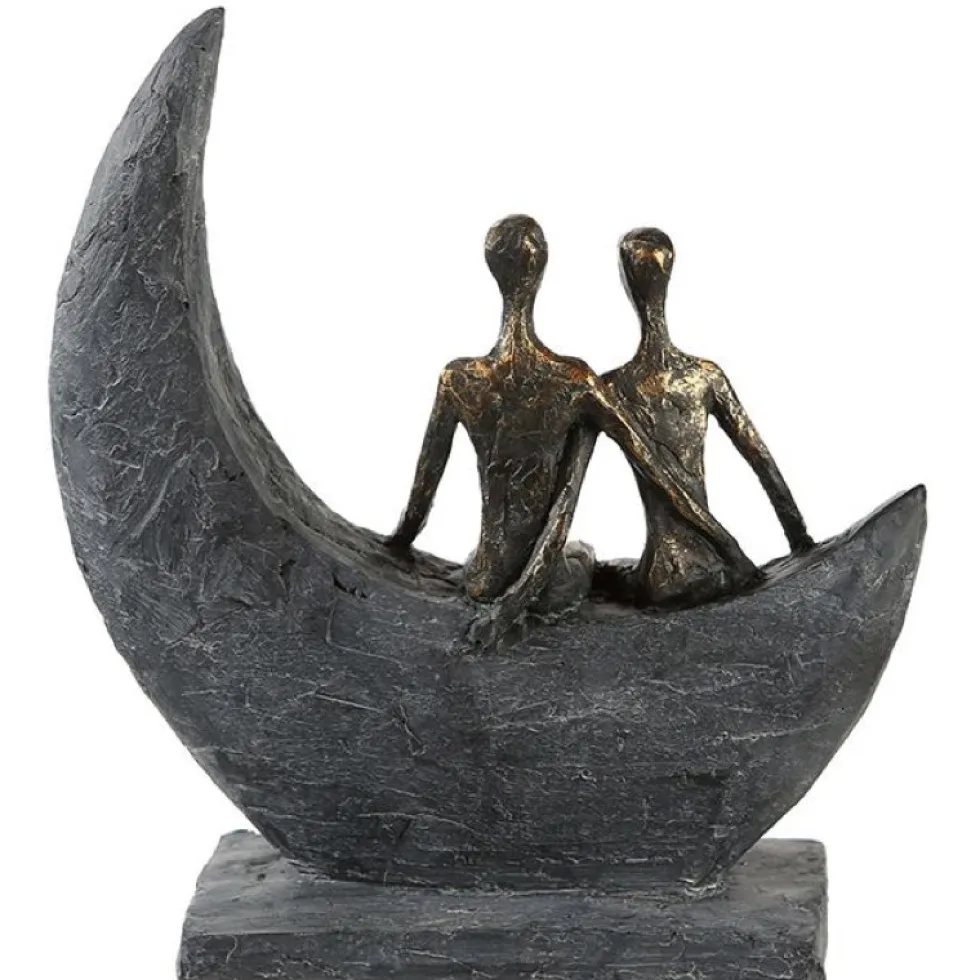Skulptur Moon Casablanca Höhe 23 cm