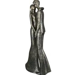 Skulptur Romantik bronzefarben antik Höhe 30 cm