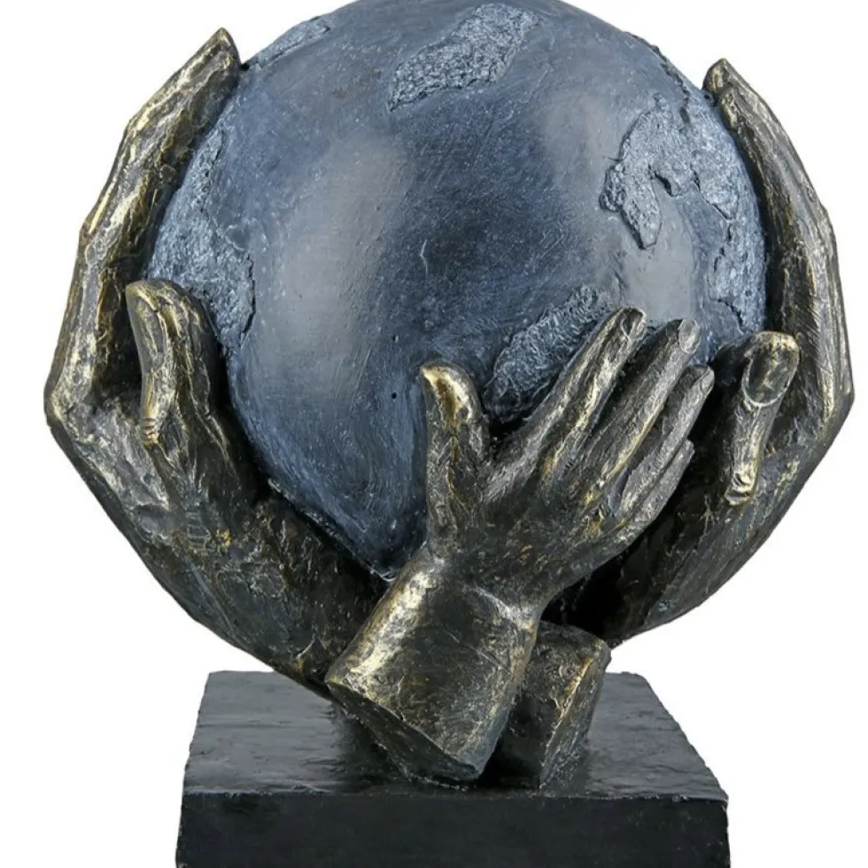 Skulptur Save The World Casablanca Höhe 19 cm