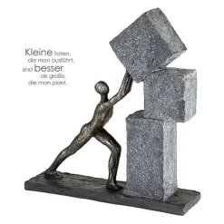 Skulptur Stacking Casablanca bronze Höhe 30 cm