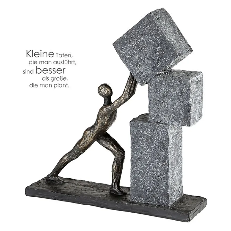 Skulptur Stacking Casablanca bronze Höhe 30 cm