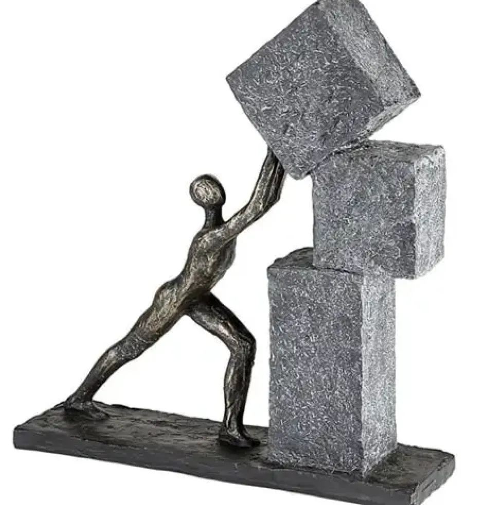Skulptur Stacking Casablanca bronze Höhe 30 cm