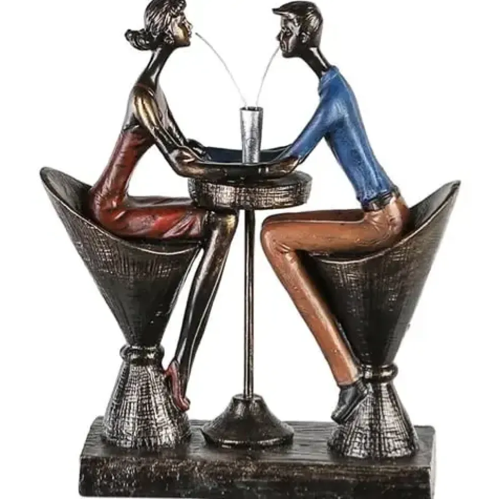 Skulptur Table For Two Casablanca Höhe 25 cm